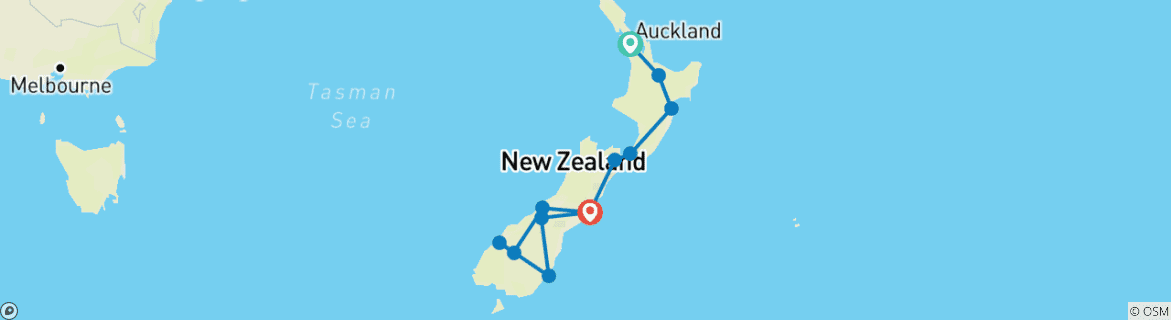 Imagen de un mapa que muestra la ruta del circuito