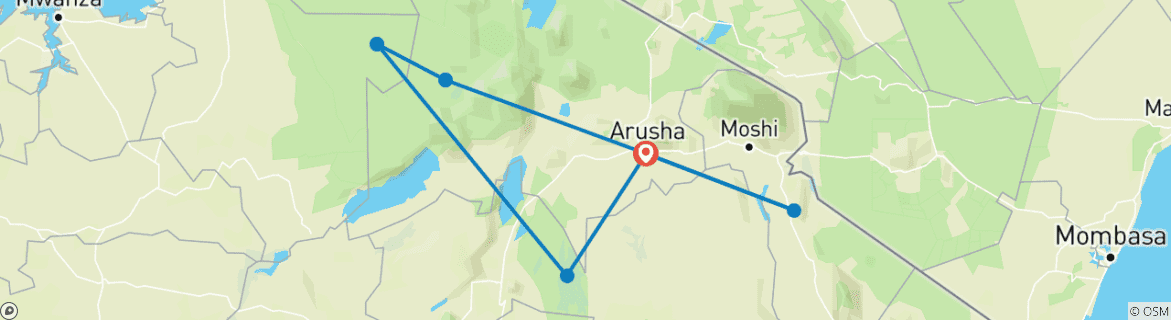 Imagen de un mapa que muestra la ruta del circuito