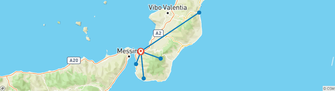 Imagen de un mapa que muestra la ruta del circuito