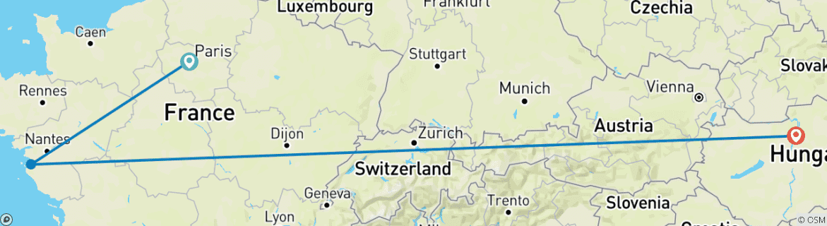 Imagen de un mapa que muestra la ruta del circuito