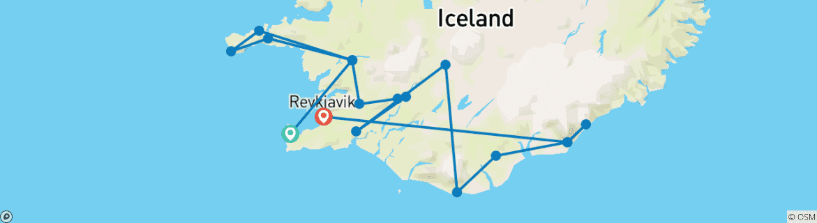 Imagen de un mapa que muestra la ruta del circuito