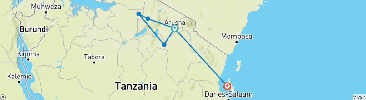 Imagen de un mapa que muestra la ruta del circuito