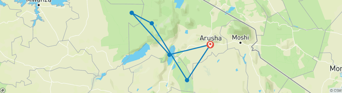 Imagen de un mapa que muestra la ruta del circuito
