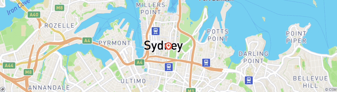 Carte du circuit Sydney 5 jours : L'emblématique Opéra et les pittoresques Blue Mountains