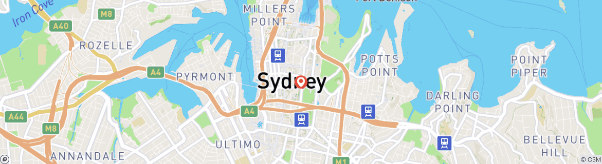 Karte von Sydney 5 Tage: Das ikonische Opernhaus und die malerischen Blue Mountains