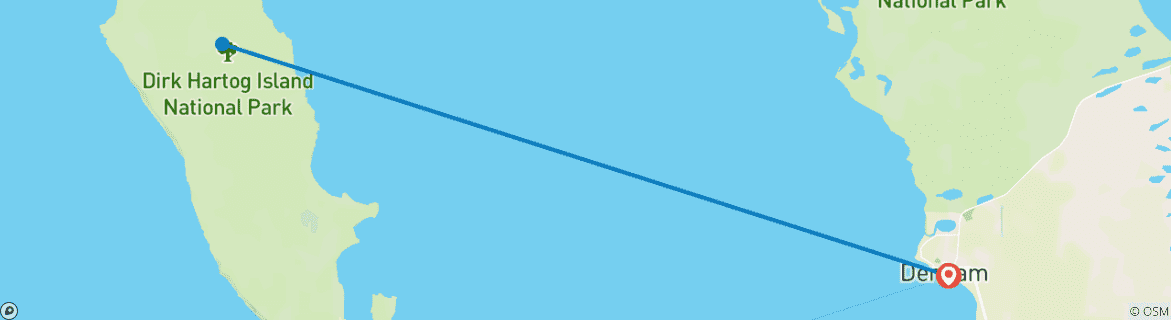 Image d'une carte montrant l'itinéraire du circuit