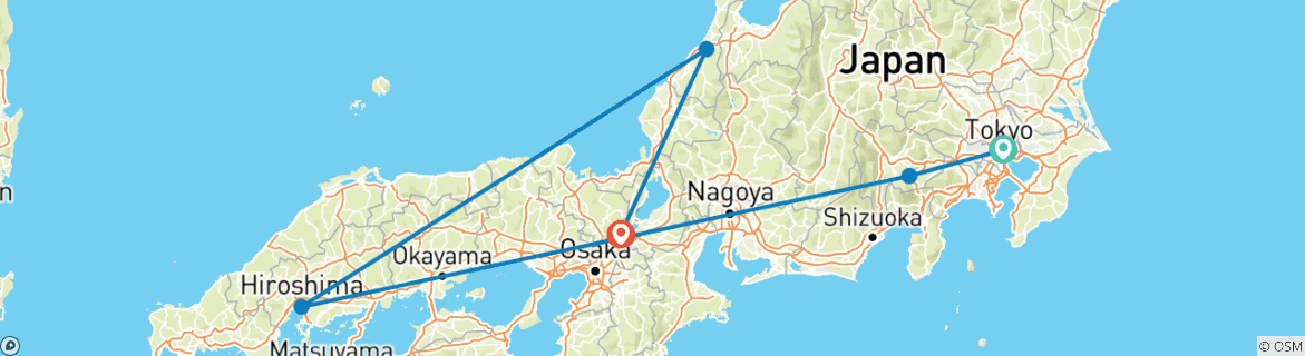 Imagen de un mapa que muestra la ruta del circuito