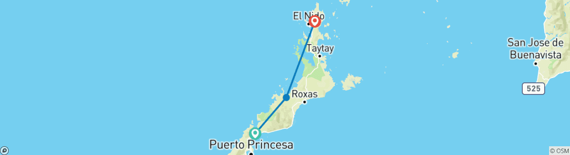 Imagen de un mapa que muestra la ruta del circuito