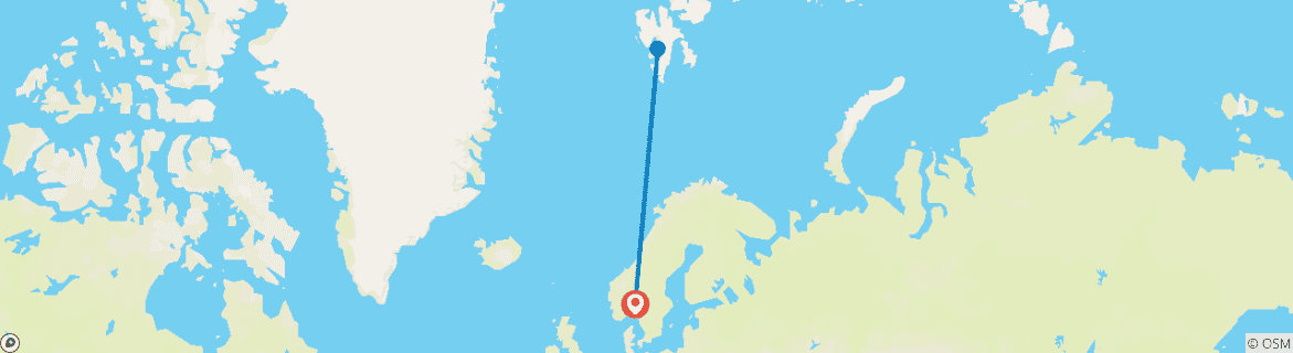 Image d'une carte montrant l'itinéraire du circuit