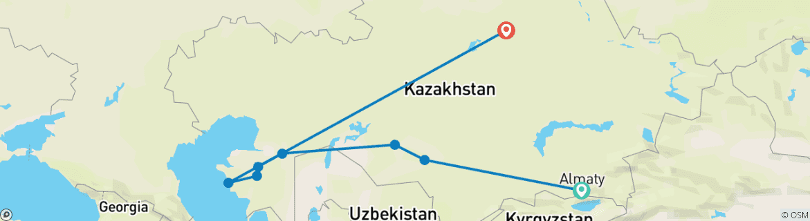 Imagen de un mapa que muestra la ruta del circuito