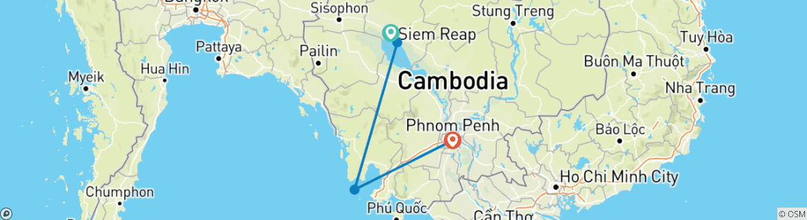 Imagen de un mapa que muestra la ruta del circuito