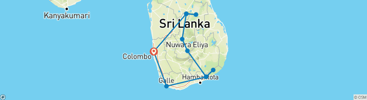 Imagen de un mapa que muestra la ruta del circuito
