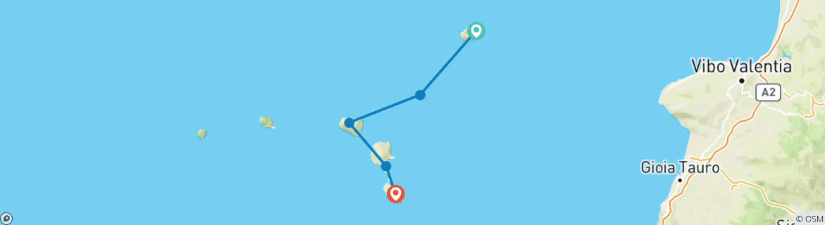 Imagen de un mapa que muestra la ruta del circuito