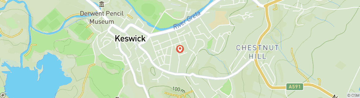 Karte von Keswick: Lake District (7 Tage)