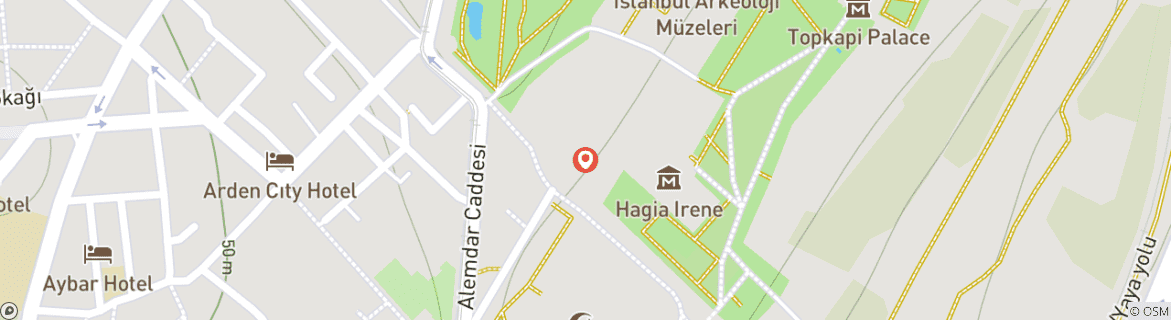 Mapa de Escapada a Estambul