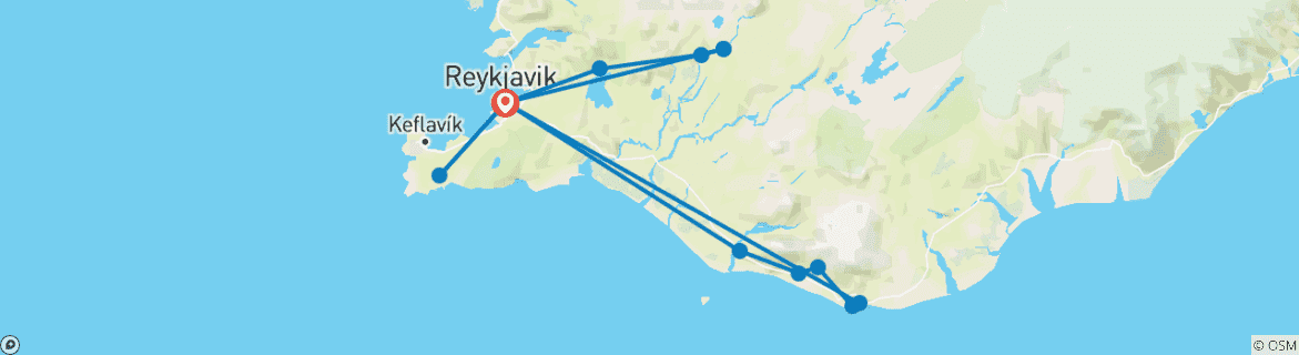 Imagen de un mapa que muestra la ruta del circuito