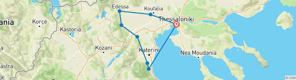 Imagen de un mapa que muestra la ruta del circuito