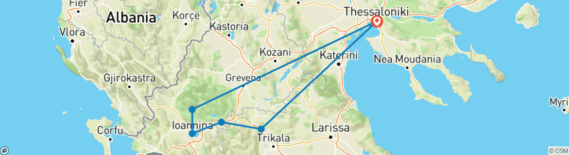 Imagen de un mapa que muestra la ruta del circuito