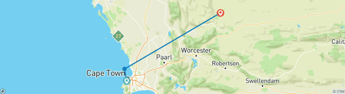 Imagen de un mapa que muestra la ruta del circuito