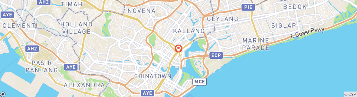 Karte von Singapur Urlaubspaket 5 Nächte 6 Tage - Wildlife & City Highlights