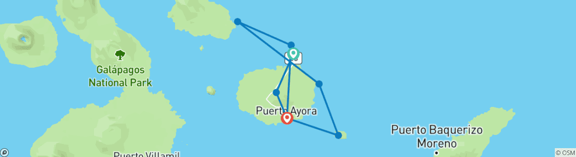 Imagen de un mapa que muestra la ruta del circuito
