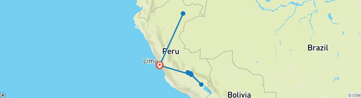 Imagen de un mapa que muestra la ruta del circuito