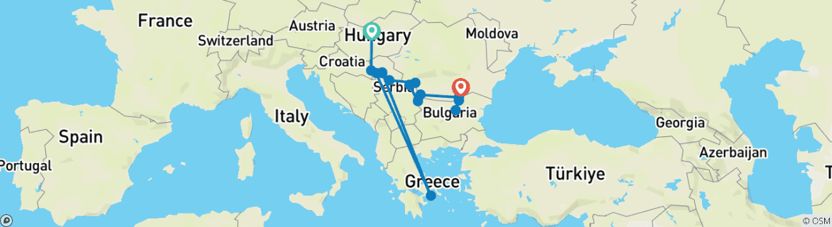 Imagen de un mapa que muestra la ruta del circuito