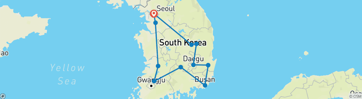 Imagen de un mapa que muestra la ruta del circuito