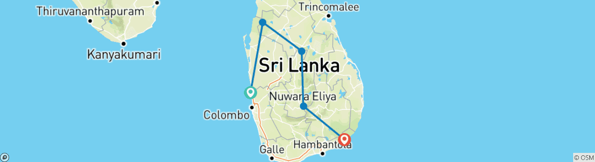 Imagen de un mapa que muestra la ruta del circuito
