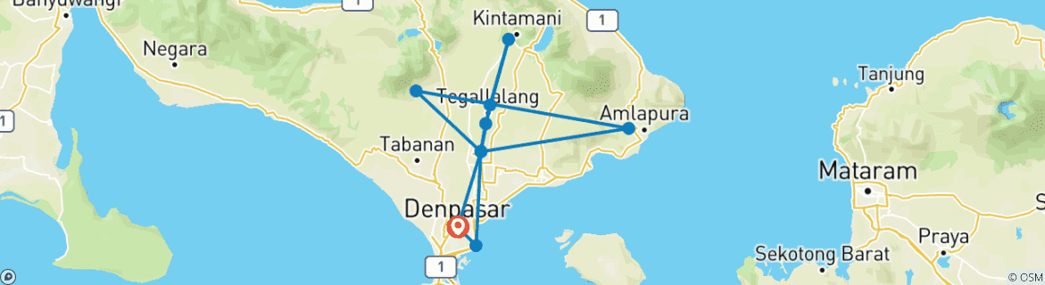 Imagen de un mapa que muestra la ruta del circuito