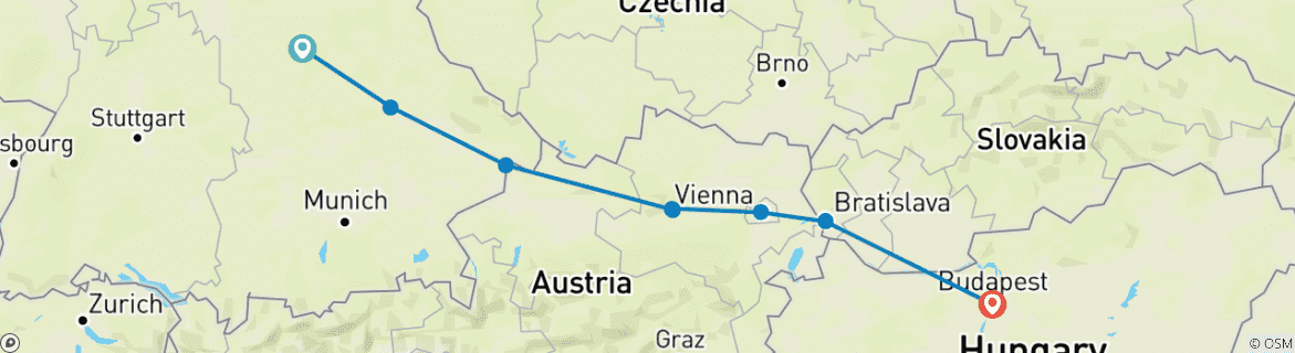 Imagen de un mapa que muestra la ruta del circuito