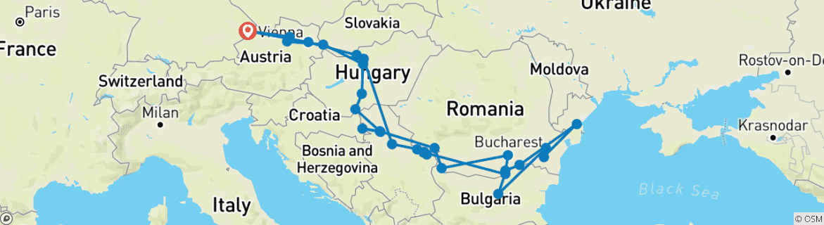 Imagen de un mapa que muestra la ruta del circuito