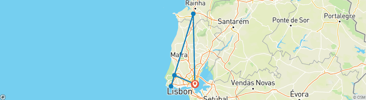 Imagen de un mapa que muestra la ruta del circuito