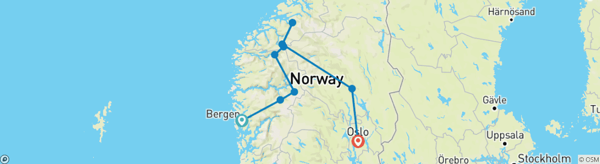 Imagen de un mapa que muestra la ruta del circuito