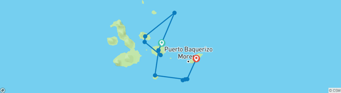 Imagen de un mapa que muestra la ruta del circuito