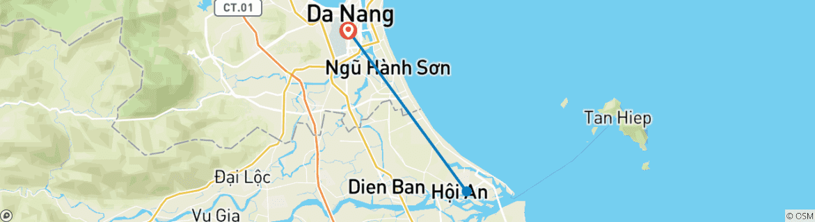 Imagen de un mapa que muestra la ruta del circuito