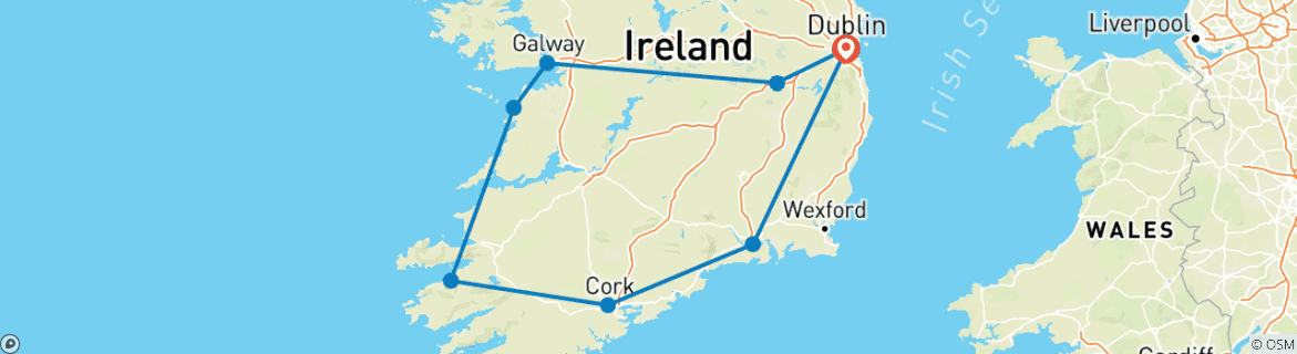 Carte du circuit 10 jours dans les coins et recoins du sud - Circuit en autocar en petit groupe