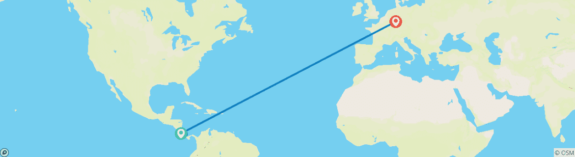 Imagen de un mapa que muestra la ruta del circuito