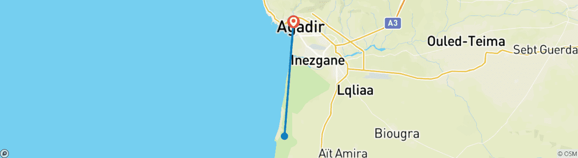 Imagen de un mapa que muestra la ruta del circuito