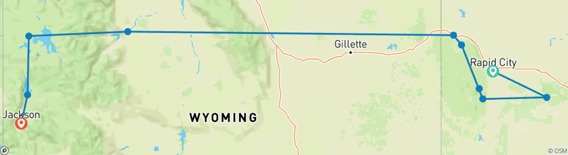 Imagen de un mapa que muestra la ruta del circuito