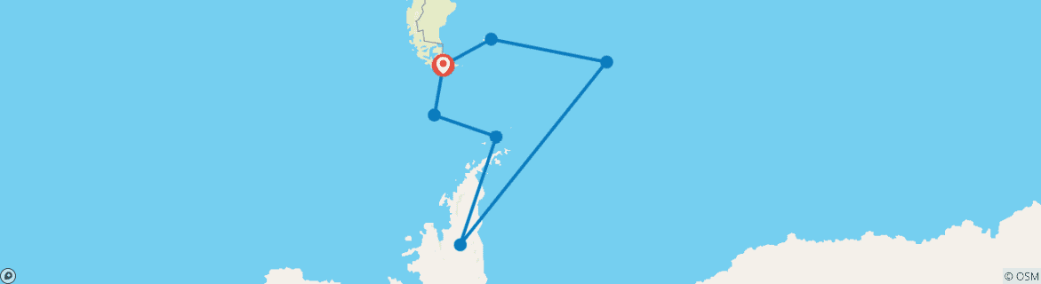 Imagen de un mapa que muestra la ruta del circuito