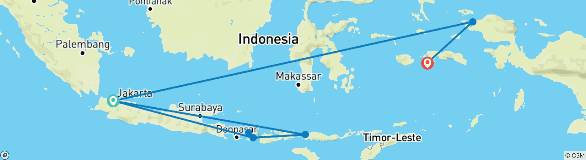 Imagen de un mapa que muestra la ruta del circuito