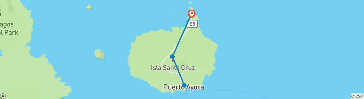 Imagen de un mapa que muestra la ruta del circuito