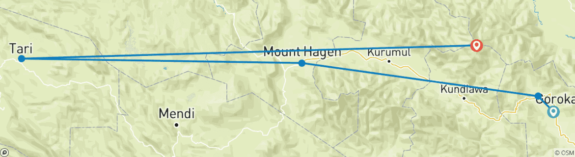Imagen de un mapa que muestra la ruta del circuito