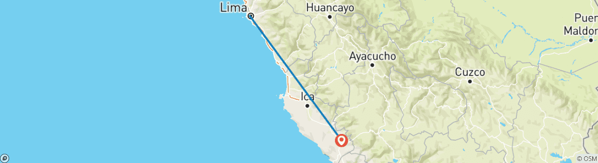 Imagen de un mapa que muestra la ruta del circuito