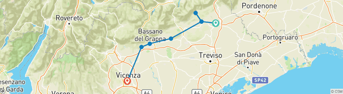 Imagen de un mapa que muestra la ruta del circuito
