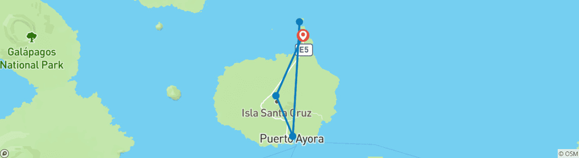 Imagen de un mapa que muestra la ruta del circuito