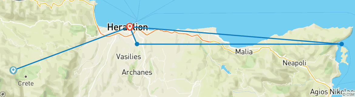 Imagen de un mapa que muestra la ruta del circuito