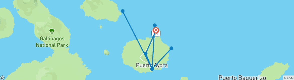 Imagen de un mapa que muestra la ruta del circuito