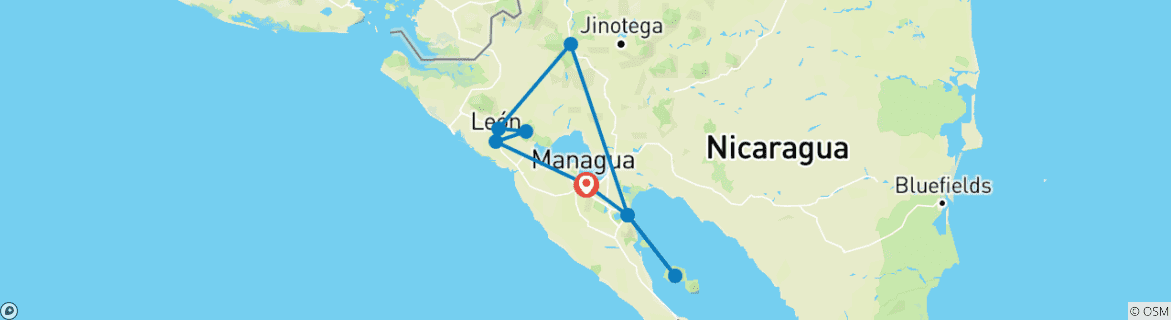 Imagen de un mapa que muestra la ruta del circuito